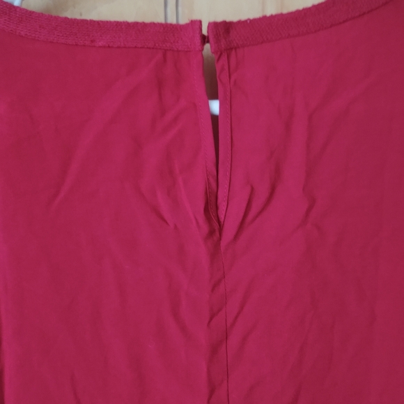 Sophie Max women's Red long sleeve blouse size S - Picture 7 of 11